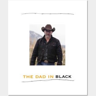 Dad in black Posters and Art